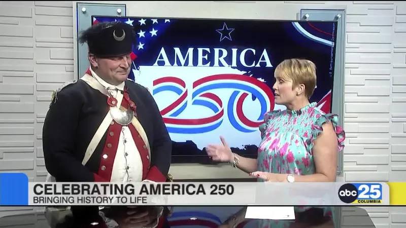 Living historian talks to ABC Columbia about reenacting American Revolutionary War battles