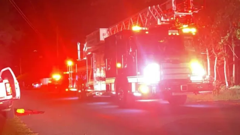 Large tire fire in Lincolnville brought under control after multiagency response Tuesday