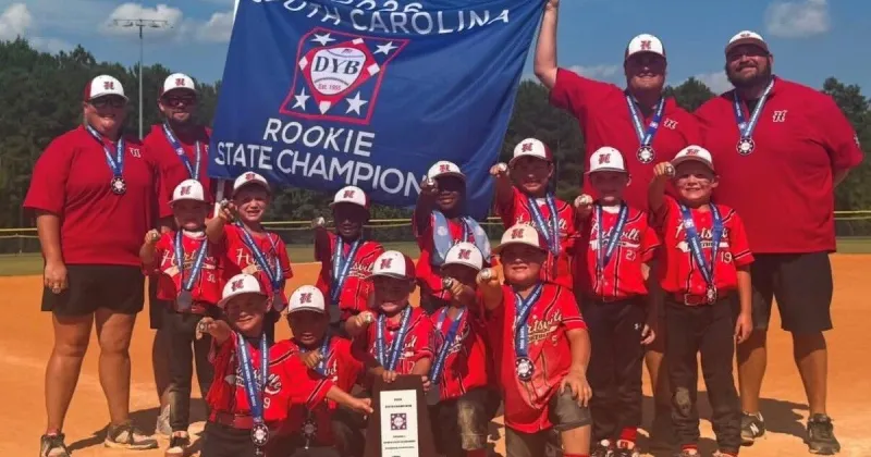 Hartsville Northern Rookie All-Star baseball team wins DYB state crown