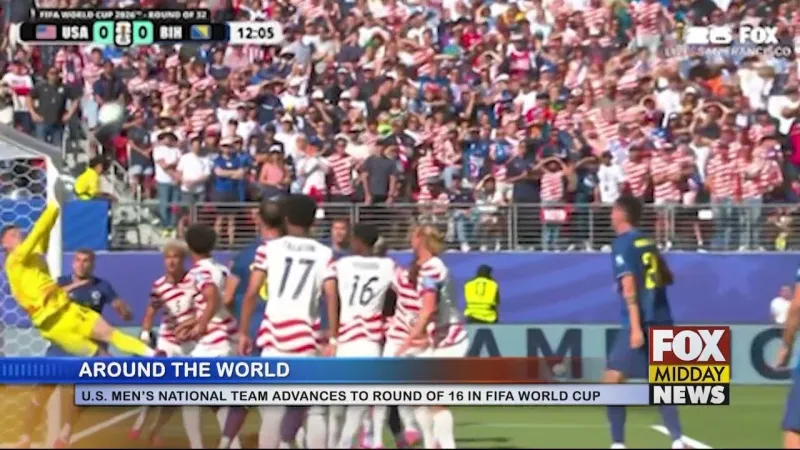 U.S.A. Advances To Round Of 16 In FIFA World Cup