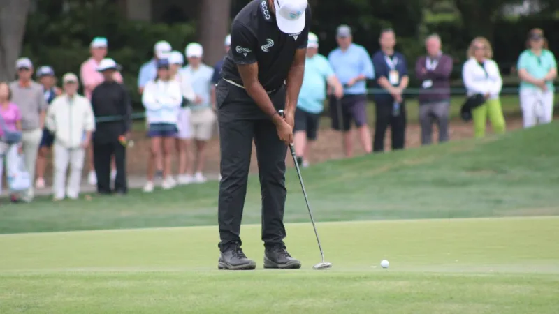 Aaron Rai takes a one-shot lead in his Myrtle Beach debut