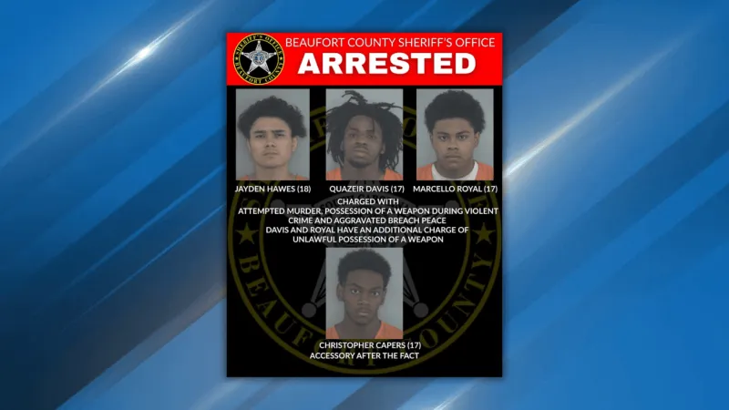 Four arrested after seven left injured in Hilton Head July 4th shooting