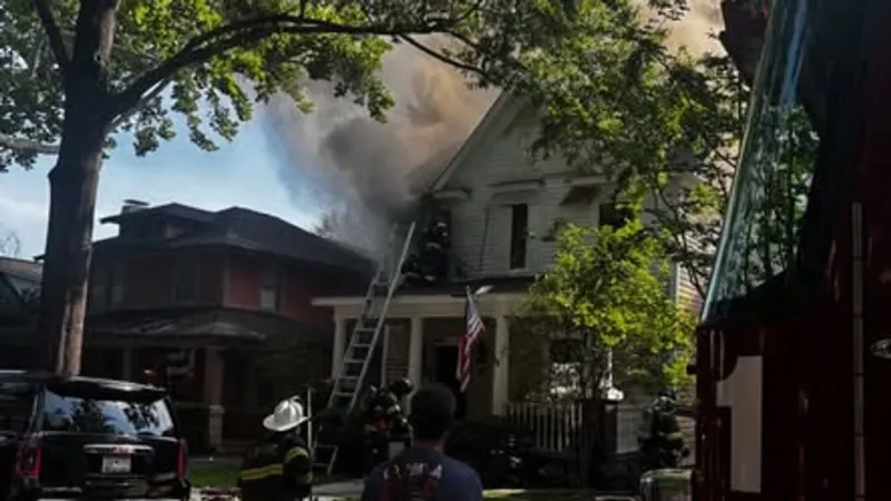 Six displaced after historic Columbia home damaged in fire
