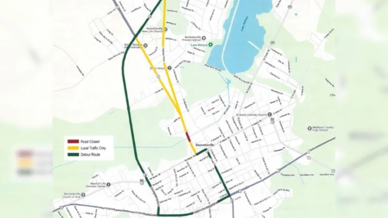Bridge replacement to close street in Marlboro Co. for nearly a year