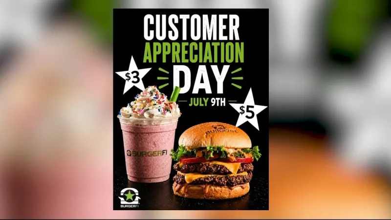 BurgerFi to Host Customer Appreciation Event in Myrtle Beach