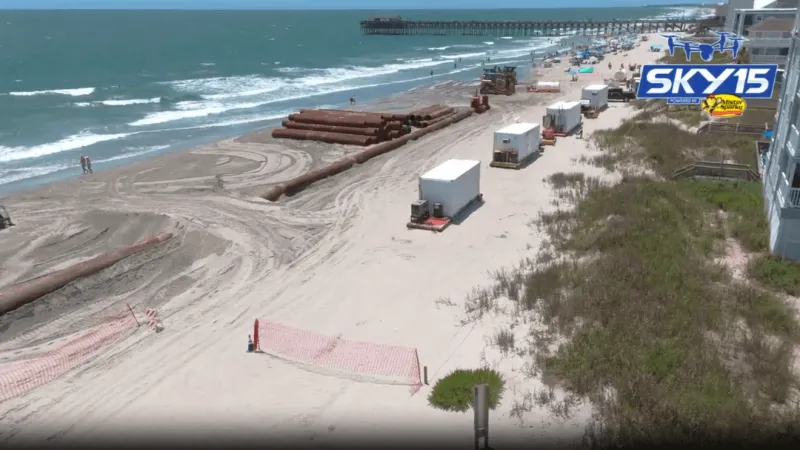 Final phase of Grand Strand beach renourishment underway in Surfside Beach