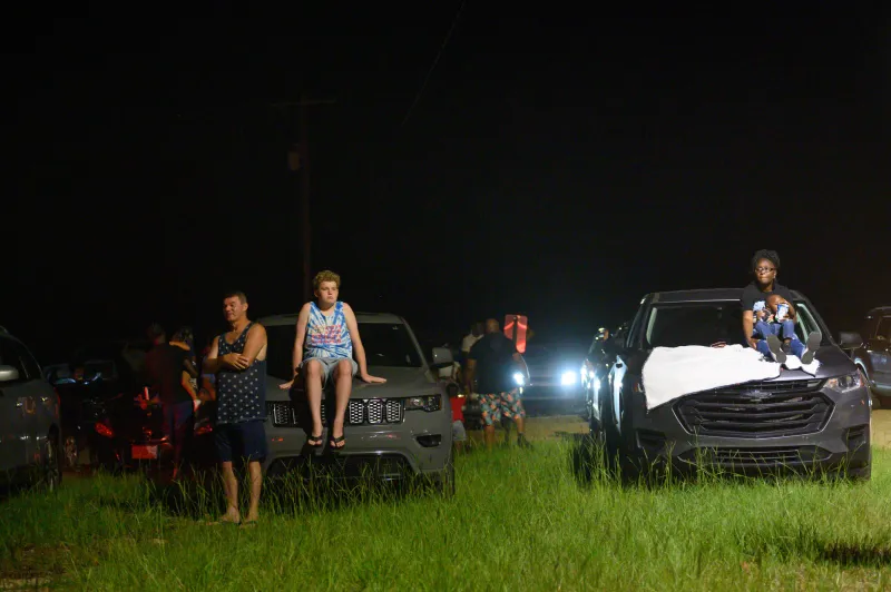 Sumterites enjoy the fireworks
