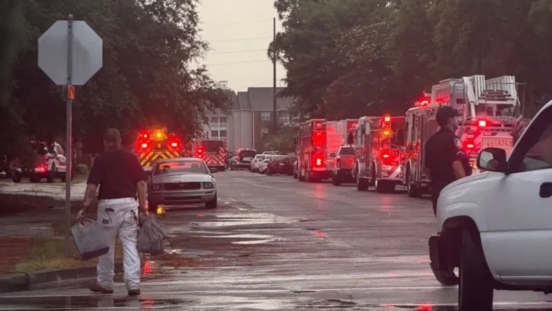 Myrtle Beach fire may be tied to Tuesday storms, official says