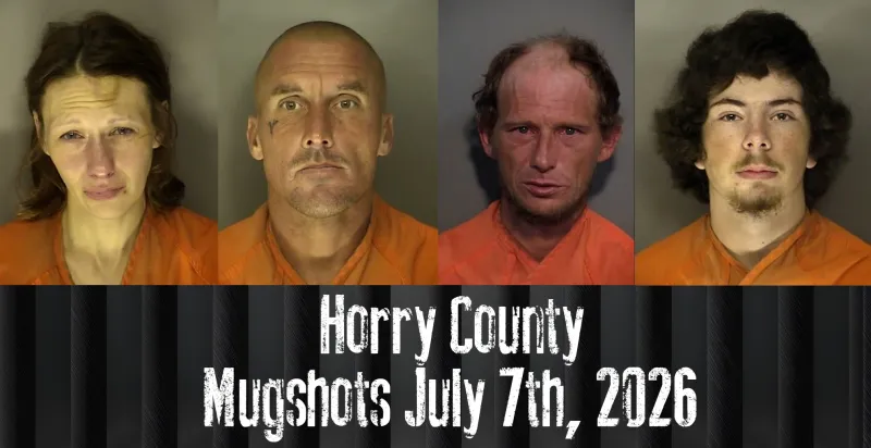 Horry County Mugshots July 7th, 2026