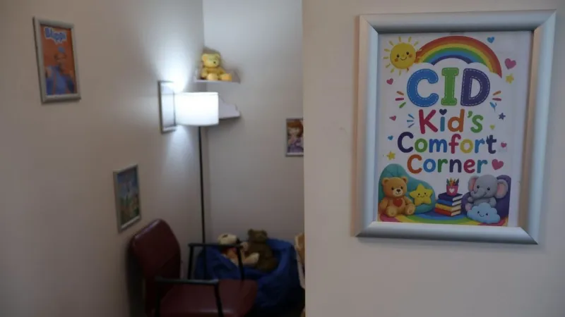 HCPD opens comfort room for children impacted by crime