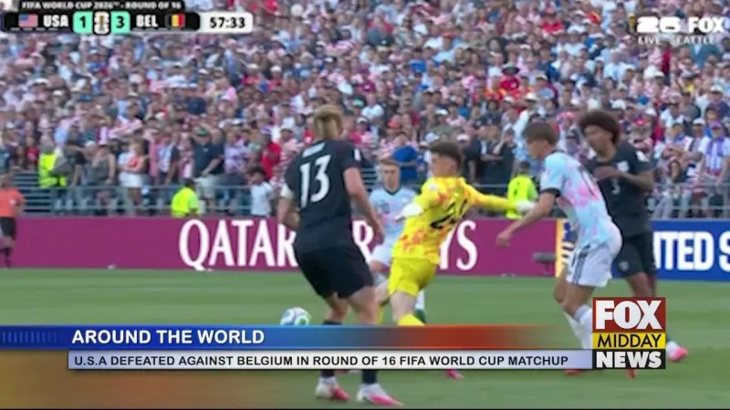 U.S. Defeated In Round Of 16 Loss Against Belgium