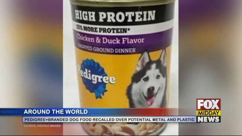 Pedigree Dog Food Recalled Over Potential Contamination