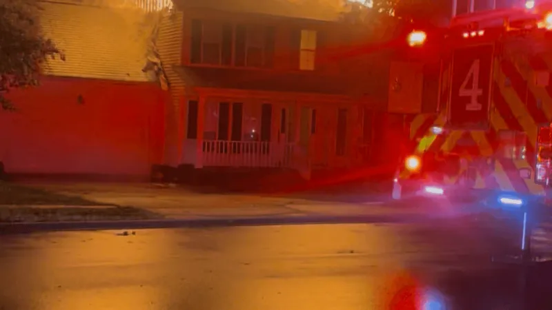 Family of eight loses home after lightning strike sparks fire, officials say