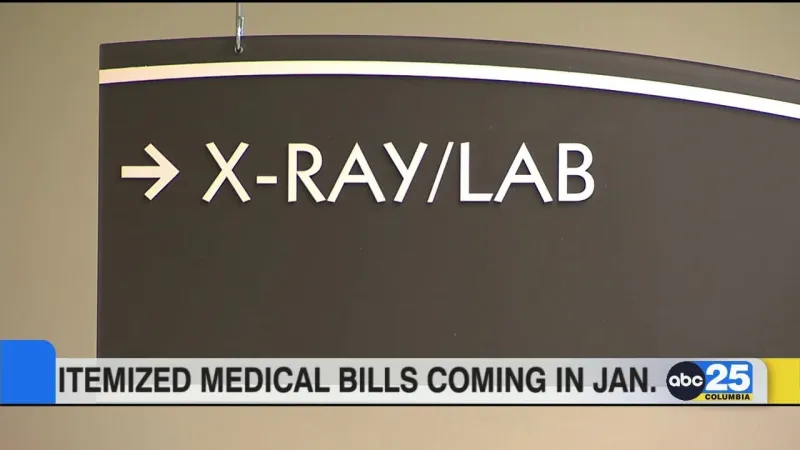 Itemized medical bills coming in January 2027