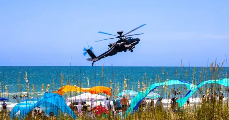 8 Apache chopper pilots who flew over SC coastline on July 4th temporarily suspended
