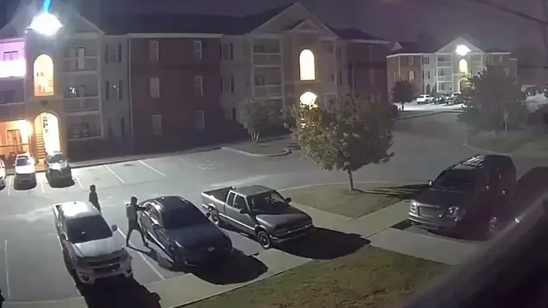 Car burglars caught on camera outside Florence apartment complex