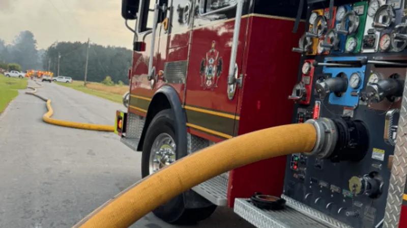 Multiple agencies respond to large wildland fire near Loris