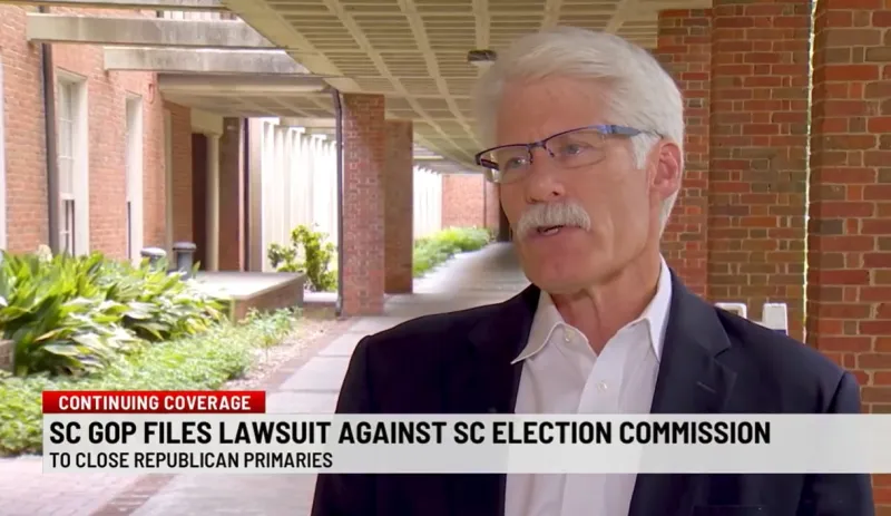 Brent Nelsen explains open vs. closed primary systems on WSPA 7News