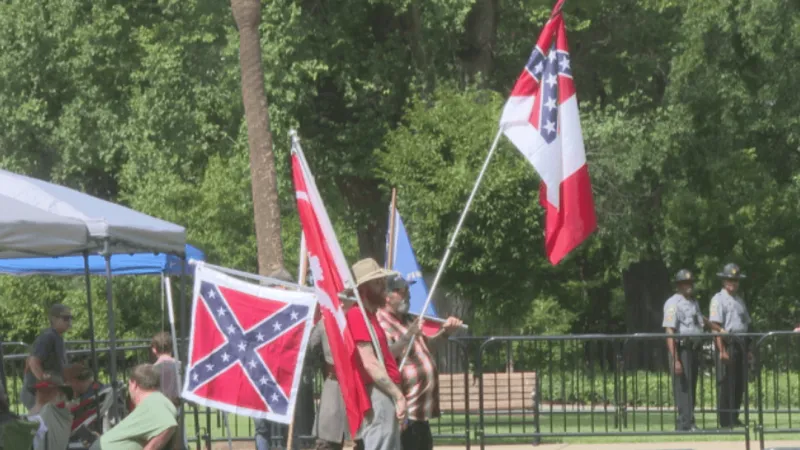 Confederate flag rally occurs following 11-year anniversary of the flag's removal