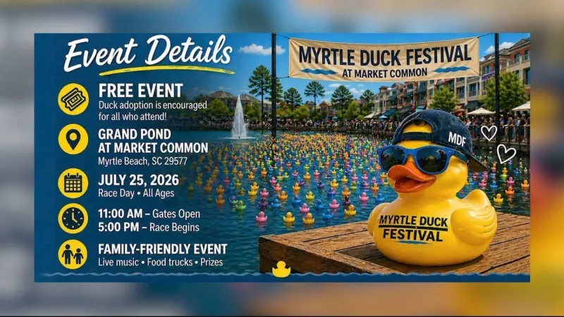 Myrtle Duck Festival Will Bring the Community Together to Support Local Nonprofits