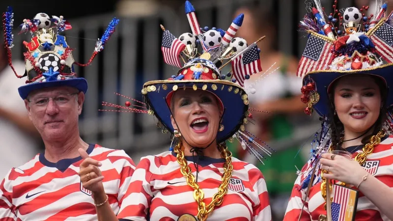 World Cup fans flood stadiums and fan zones with dazzling costumes, facepaint and flags