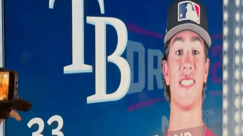 James Island standout Taj Marchand goes No. 33 to Rays in 2026 MLB Draft