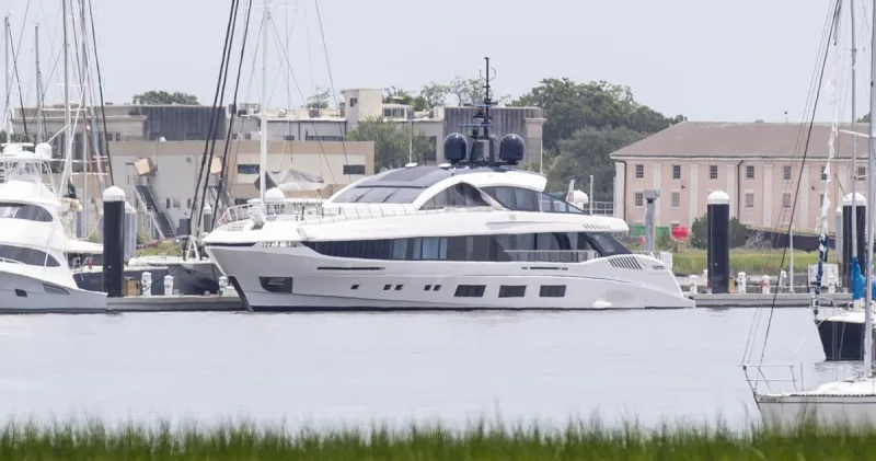 Owner of half-a-billion-dollar haircare empire docks $32M yacht in Charleston