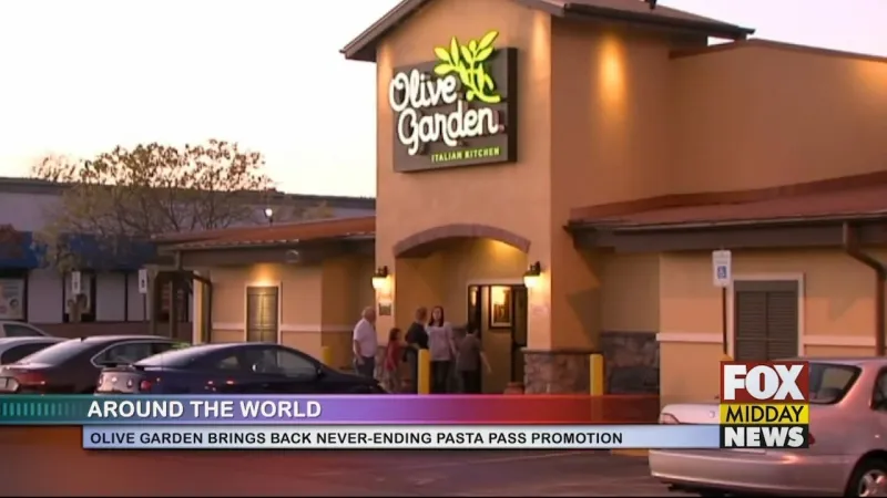 Olive Garden Brings Back $100 Never-Ending Pasta Pass Promotion