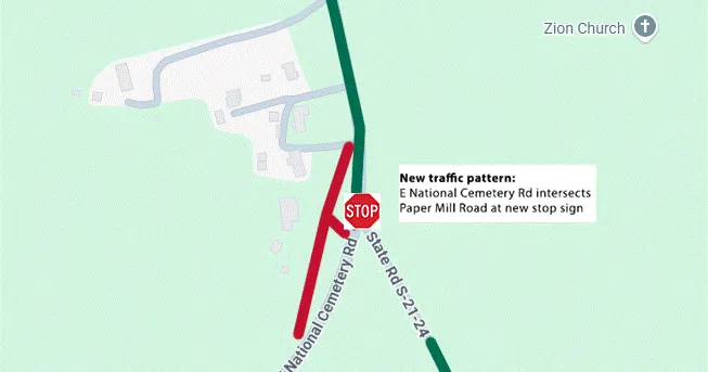 New traffic pattern planned at Florence County intersection