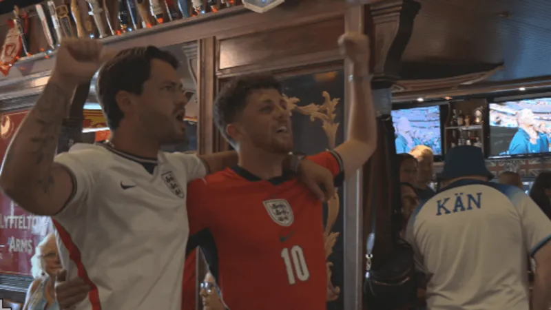 England fans meet up for first match of World Cup