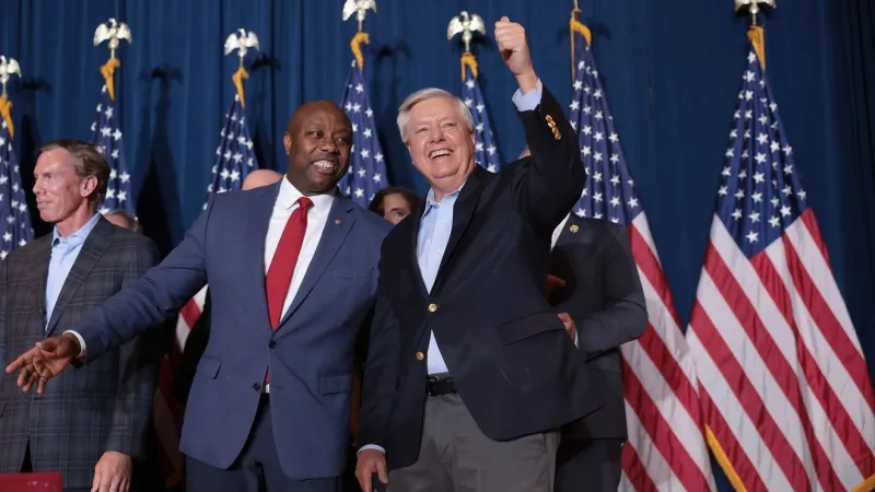 'Shoes that Are Unfillable': Tim Scott emotionally reflects on Lindsey Graham's legacy