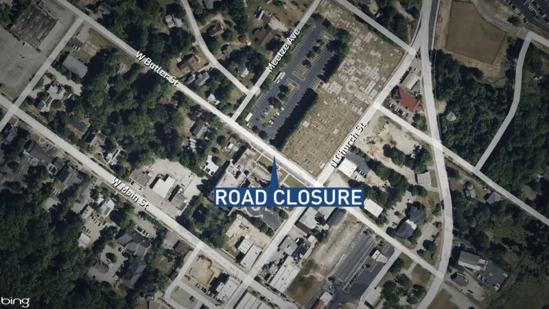 Road closed in Lexington for roadway repairs following water main break