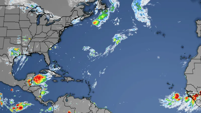 After a quiet few weeks, 2 disturbances are in the Atlantic