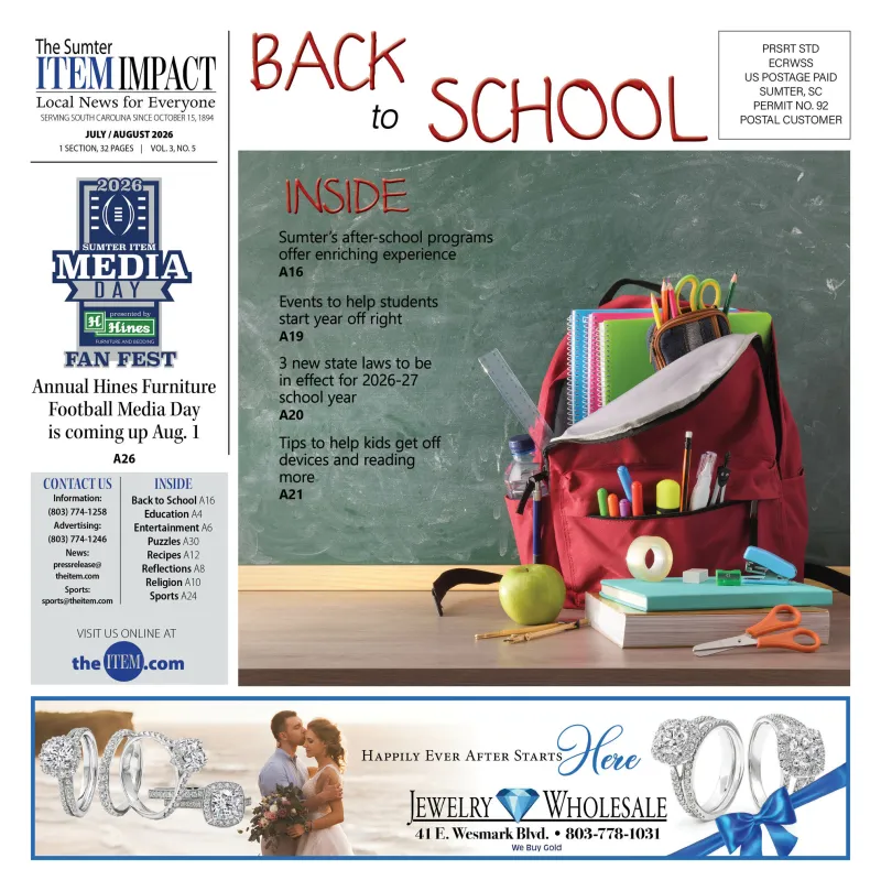 Check out the July / August Sumter Item Impact