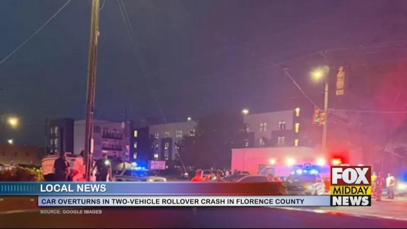 Two-Vehicle Crash Near Downtown Florence