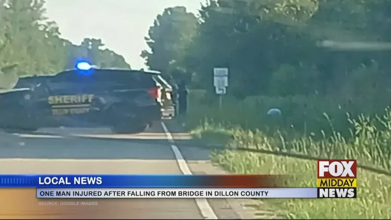 Man Airlifted To Hospital After Falling Off Bridge In Dillon Co.