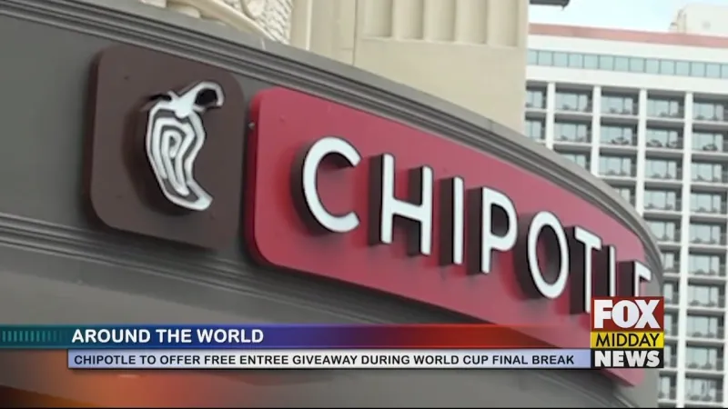Chipotle Announces Give Away Deal During World Cup Final