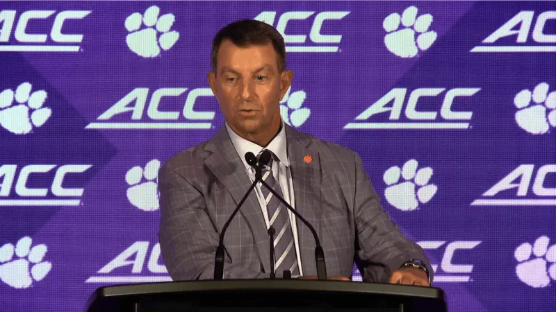 ACC Media Day: Dabo Swinney, Clemson focused on returning to the top