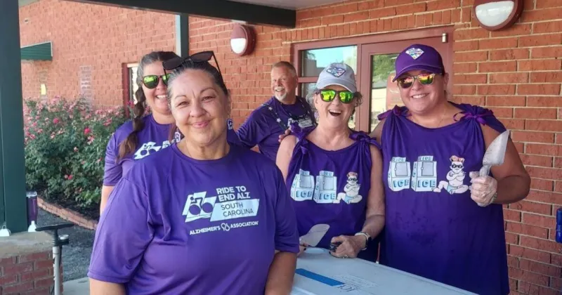 More than 450 cyclists ride through Orangeburg for a cure