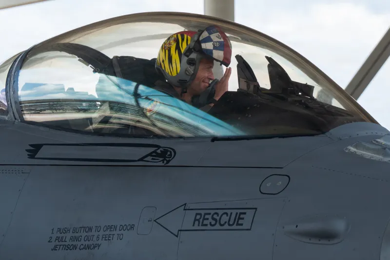 Col. Kevin Hicok takes his 'fini flight'
