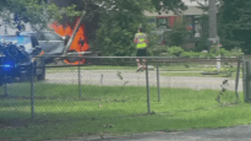 Deputies rescue five children from burning SUV after chase in Sumter County