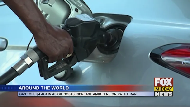 National Average Price Of Gas Jumps Amid Iran/U.S. Tensions