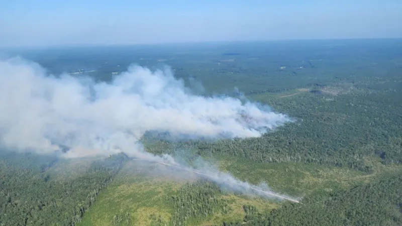 Horse Island Fire grows to 800 acres, remains 0% contained; residents on edge