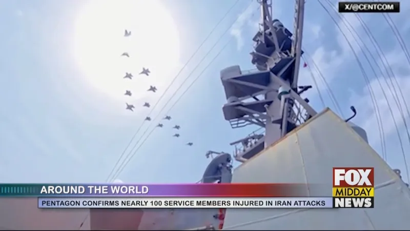 Pentagon Confirms U.S. Service Members Injured Amid Iran Attacks
