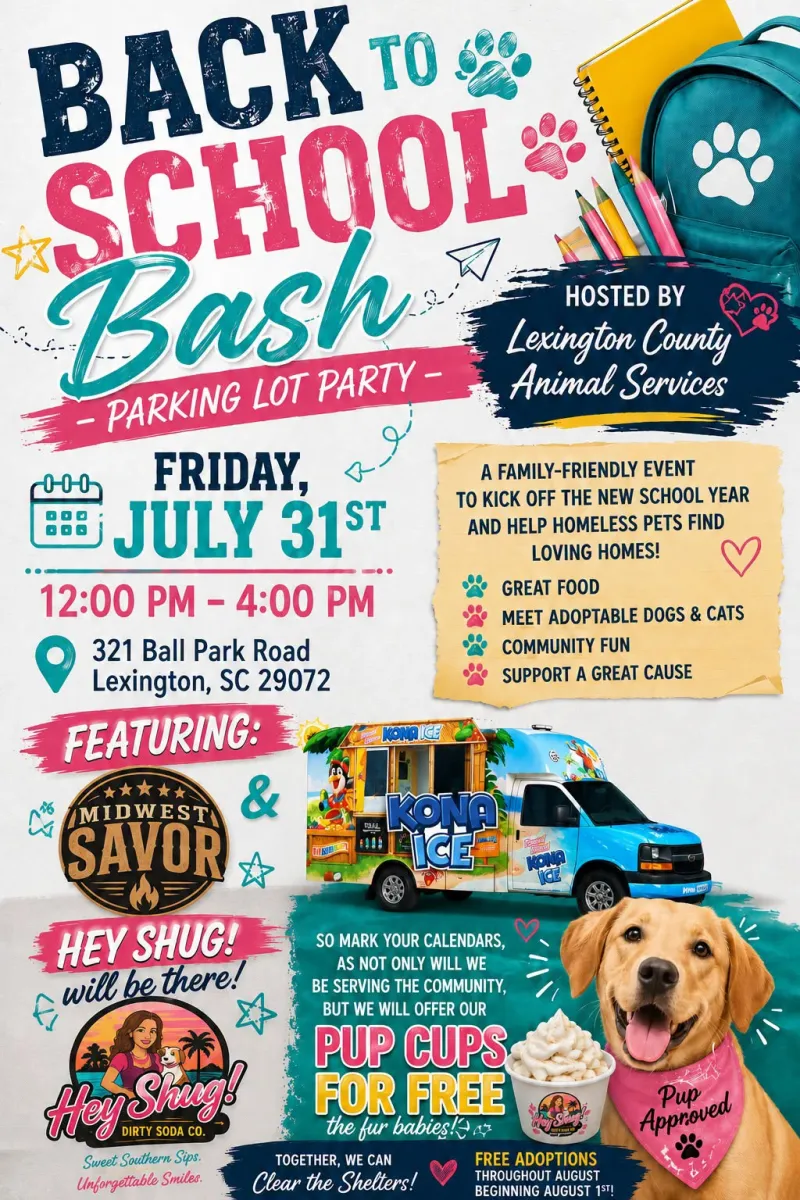 Lexington Co. Animal Services hosting back-to-school bash