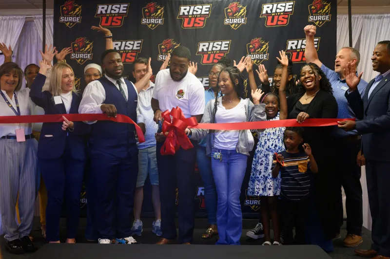 Sumter Surge hosts ribbon cutting as official launch of pro basketball locally