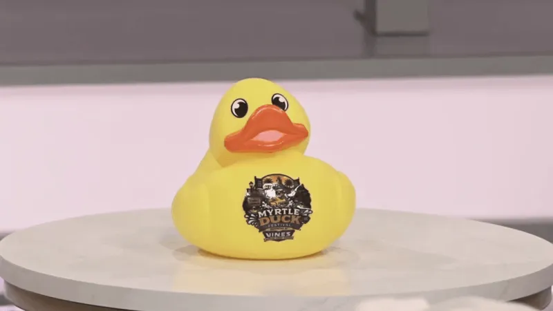 Thousands of rubber ducks to race for charity in Myrtle Beach