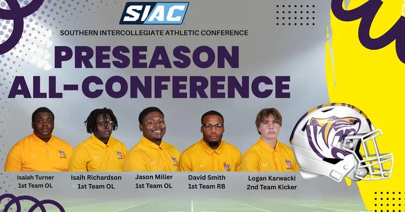 Benedict Picked To Finish 2nd In SIAC, Five Tigers Named To Preseason Team