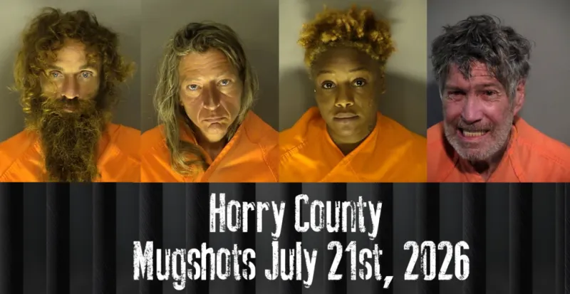 Horry County Mugshots July 21st, 2026