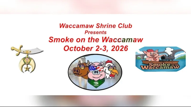 Waccamaw Shrine Club to Host 5th Annual Smoke on the Waccamaw BBQ Festival